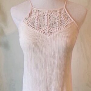 Crochet Trim Dress